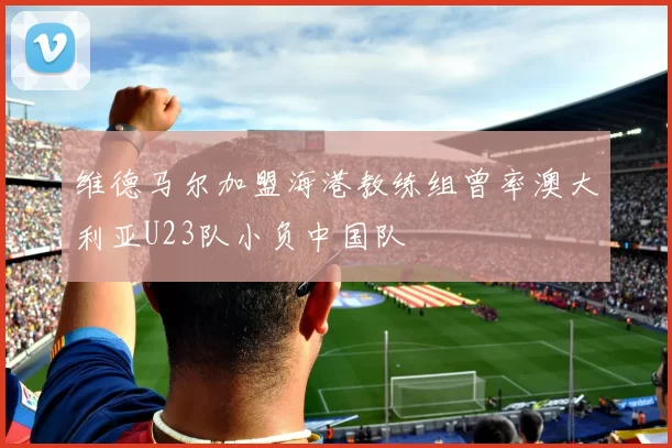 维德马尔加盟海港教练组曾率澳大利亚U23队小负中国队